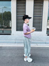 愛(ài) 西娜青少年牛仔褲長(cháng)褲男童褲子2025夏季上新男大童個(gè)性破洞寬松褲潮牌 藍色 160 曬單實(shí)拍圖