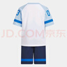 阿迪達(dá)斯（adidas）童裝25夏季男小童兒童短袖運(yùn)動(dòng)套裝三葉草棉質(zhì)T恤短褲兩件KC1514 曬單實(shí)拍圖