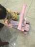 迪士尼（Disney）兒童滑板車可坐可推三合一多功能學(xué)步車閃光折疊升降兒童節(jié)禮物 曬單實(shí)拍圖