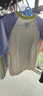 蕉內(nèi)小涼皮302Cool Air速干兒童短袖T恤男女童涼感透氣排汗運(yùn)動(dòng)衫夏季 香芋紫拼色 140 曬單實(shí)拍圖