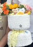 三彩熊小狗向日葵玩偶花束生日禮物女生永生花送女友教師七夕情人節禮物 曬單實(shí)拍圖