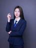 紫魅俏小西裝女春秋冬職業(yè)套裝長袖通勤面試正裝休閑修身西服外套工作服 寶藍(lán)色(單件西裝) L (建議100-110斤) 曬單實拍圖