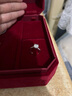 DR現貨光芒求婚鉆戒鉑金戒指BELIEVE結婚戒指女禮物紀念日節日禮物 【尊享私制】30分D色VS1_3VG_NON 曬單實(shí)拍圖