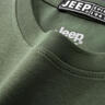 JEEP SPIRIT短袖t恤男2025夏季新款寬松休閑透氣打底衫圓領(lǐng)純色速干上衣汗衫 軍綠色 XL 曬單實(shí)拍圖
