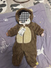 迷你巴拉（minibala）【抗靜電】嬰兒衣服寶寶保暖珊瑚絨萌趣造型連體衣爬服 曬單實(shí)拍圖