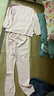 童泰嬰兒秋衣秋褲內(nèi)衣套裝春秋季寶寶衣服男女童家居服 粉色 140cm 曬單實(shí)拍圖