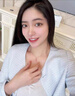 月下相戀S925銀項鏈輕奢女士鎖骨鏈甜美氛圍感桃之夭夭吊墜送女生生日禮物 桃之夭夭項鏈【可代寫賀卡】 曬單實拍圖