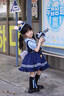 G.DUCKKIDS童裝洛麗塔公主裙女童連衣裙夏季朱迪兒童裙子兔子警官生日蓬蓬裙 朱迪裙子+裙撐 110 尺碼4~5歲【100-110cm】 曬單實(shí)拍圖