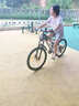 永久（FOREVER）山地車(chē)自行車(chē)青少年中大學(xué)生成人減震碟剎通勤男變速越野腳踏單車(chē) 琺瑯灰【雙減震+內走線(xiàn)】 24寸 30速（建議身高145-165cm） 曬單實(shí)拍圖