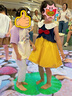 迪士尼（Disney）女童連衣裙夏季2025新款兒童裝洋氣時髦裙子女寶寶夏裝白雪公主裙 圖片色送發(fā)夾 100 尺碼2~3歲【 90-100cm】 曬單實拍圖