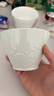 景德鎮(zhèn)陶瓷餐具碗具影青浮雕碗2只中式創(chuàng)意斗笠碗家用吃飯碗陶瓷碗套裝 江海無(wú)崖對(duì)碗 曬單實(shí)拍圖