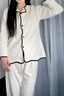 孕尚月子服秋冬外穿哺乳睡衣套裝孕期待產(chǎn)喂奶衣睡褲加棉加厚家居服 四季款 L 曬單實(shí)拍圖
