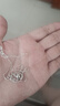 七度（SEVEN DEGREE）S925銀項(xiàng)鏈女士極簡(jiǎn)ins圓環(huán)雙環(huán)爆款時(shí)尚小眾鎖骨鏈輕奢簡(jiǎn)約套鏈 曬單實(shí)拍圖