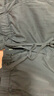 UR2025夏季新款女裝休閑百搭松緊腰抽繩傘兵闊腿褲UYY650042 藏青 XXS 曬單實(shí)拍圖