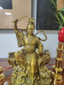 黃銅九天玄女神像九天圣母娘娘銅像家用供奉玄母天尊無(wú)極元君擺件 28號九天玄女銅像 曬單實(shí)拍圖