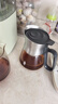 入一山河飄逸壺旅行飄逸杯泡茶壺茶水分離玻璃304不銹鋼茶杯套裝 山河飄逸壺600ml 不加配品 曬單實(shí)拍圖