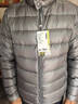 保姆鵝 【95速干絨】男款羽絨服立領(lǐng)外套超輕休閑輕薄速干絨冬[NG2680] 大象灰 L /175/96A 曬單實(shí)拍圖