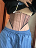 REBITCH注氧Pro沙土rib束腰收腹帶女薄款美胯產(chǎn)后收腹塑形收小肚子塑腰封 RIB沙土 XS （腰圍尺寸 66-72cm） 曬單實拍圖