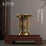 禮司府何尊黃銅桌面擺件手工玄關(guān)擺件博物館文創(chuàng  )禮品喬遷禮物送長(cháng)輩領(lǐng)導 何尊-小號【禮盒裝】 曬單實(shí)拍圖