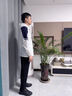 NOSSKISS國際男裝品牌高端防曬衣男士夏季連帽戶外運動輕薄款休閑外套 白色 L 曬單實拍圖