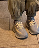 暇步士（Hush Puppies）童鞋春秋新款兒童椰子鞋網(wǎng)面透氣軟底輕便跑步鞋戶外運動鞋休閑鞋 HP4243灰色款 27 適合腳長16.9cm 曬單實拍圖