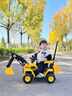 萌嘟嘟兒童挖掘機玩具車(chē)可坐女男孩大號電動(dòng)充電遙控挖土機工程車(chē)可坐人 電動(dòng)/遙控/電動(dòng)挖臂+推把*禮包 兒童挖機1到6歲禮物 曬單實(shí)拍圖