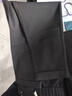 布衣傳說(shuō) 冰絲萊賽爾 夏季薄休閑褲子男款寬松直筒褲錐形九分褲裝 黑色 31 曬單實(shí)拍圖