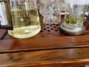 塔馳密司（TOUCH MISS）玻璃泡茶壺帶把手玻璃杯功夫茶具家用過濾茶水分離花茶壺沖茶器 透明壺(600ml)單壺+4杯+木盤 曬單實(shí)拍圖