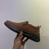 Jeep吉普男鞋秋季新款休閑皮鞋男真牛皮一腳蹬輕便休閑鞋軟底運動(dòng)鞋男 淺棕【標準皮鞋碼】 41 (255mm) 曬單實(shí)拍圖