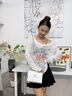 狄梵普包包女包女士2025新款斜挎單肩包生日七夕情人節(jié)禮物送女友送老婆 白色【禮盒裝】 小包 曬單實(shí)拍圖