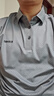 愛登堡Edenbo短袖T恤男冰絲商務休閑翻領POLO男灰色升級175/92A(XL) 曬單實拍圖