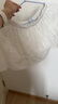 森馬（Semir）半身裙女設(shè)計感肌理蕾絲花邊甜美2025夏A字蓬蓬短裙109325120002 曬單實拍圖