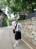 共跡gongji【范丞丞同款】2025夏季方頭厚底板鞋女休閑厚底帆布鞋小白鞋男 森林黑 【張藝興同款] 偏大一碼 42 （272mm） 曬單實拍圖