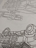 【全網(wǎng)低價(jià)，真便宜直播價(jià)】涂涂魚線稿描摹本兒童線描簡筆畫控筆訓(xùn)練涂色本畫畫本涂鴉畫稿本冊(cè) 坦克戰(zhàn)車 曬單實(shí)拍圖