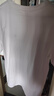 魯雅爾 美式刺繡白色短袖t恤女夏季設計感純棉半截袖寬松潮牌情侶上衣服 白色 L 建議100斤到120斤 曬單實(shí)拍圖