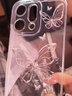 適用opporeno14手機殼新款oppo女款高級感reno14pro保護套防摔 天使眼--LIYIQ716銀色蝴蝶 OPPO Reno14 曬單實(shí)拍圖