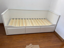 宜家（IKEA）HEMNES漢尼斯沙發(fā)床折疊床坐臥兩用客廳沙發(fā) 白色坐臥兩用床框架帶3屜 800mm*2000mm 曬單實拍圖