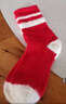 襪子女士中筒襪秋冬季水貂絨保暖休閑襪新年紅色喜慶百搭加厚女襪 1雙【雙條紋】 35-38 曬單實(shí)拍圖