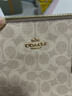 蔻馳（COACH）【官方授權店】奢侈品女包ZIP30系列托特包單肩手提包送女友禮物 新款CBT20IMXDM淺卡其 曬單實(shí)拍圖
