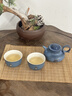 萬(wàn)仟堂（Edenus）整套茶具 輕奢家用陶瓷泡茶壺茶杯套裝送父母長(cháng)輩伴手禮盒 望氣 藏青釉（1壺2杯1盤(pán)1便攜包） 5頭 曬單實(shí)拍圖