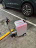 星夢馳全新智能電動行李箱騎行拉桿旅行登機箱機箱大容量智能代步密碼箱 藍色（可登機）一塊電池 曬單實拍圖