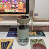 喆湘德國(guó)女士高顏值玻璃杯高硼硅茶水分離耐高溫2025杯子防摔防燙 水泥灰304食品茶漏_防燙杯套 480ml 曬單實(shí)拍圖