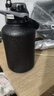 恩爾美（nRMEi）保溫保冷杯大容量316L不銹鋼男噸桶噸戶(hù)外茶水分離2000ml大肚水壺 黑色2000ML【冷熱雙保+鈦內膽】 曬單實(shí)拍圖
