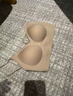 貓人粉底液隱形內(nèi)衣女小胸聚攏顯大外擴(kuò)一體式肉色吊帶美背文胸罩 粉底膚 （厚杯4cm） M （適合34/75） 曬單實(shí)拍圖