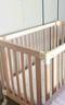 babycare弗里斯克嬰兒床寶寶實木床+嬰兒床墊4D空氣纖維雙面床墊 曬單實拍圖