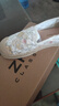 ZHR單鞋女舒適軟平底休閑漁夫鞋田園風透氣網(wǎng)紗套腳女鞋 W118米黃38 曬單實拍圖