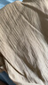 韓璐嬌（hanlujiao）休閑褲女裝夏季2025新款氣質(zhì)顯瘦通勤穿搭衣服運(yùn)動(dòng)冰絲闊腿褲子女 杏色衣+卡其褲子 L （建議108-118斤） 曬單實(shí)拍圖