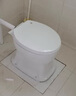農村旱廁陶瓷坐便器旱便馬桶老年人蹲坑蹲便器改座便器免沖直通式 特長(cháng)加高方口款+蓋板 曬單實(shí)拍圖