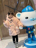 G.DUCKKIDS小黃鴨女童毛毛衣秋冬加絨兒童外套新款中小童寶寶加厚羊羔毛大衣 粉色 90 尺碼1~2歲【 80-90cm】 曬單實(shí)拍圖