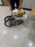 大行（DAHON）KT610折疊自行車(chē)16英寸單速男女學(xué)生上班上學(xué)城市通勤單車(chē) 白色 曬單實(shí)拍圖
